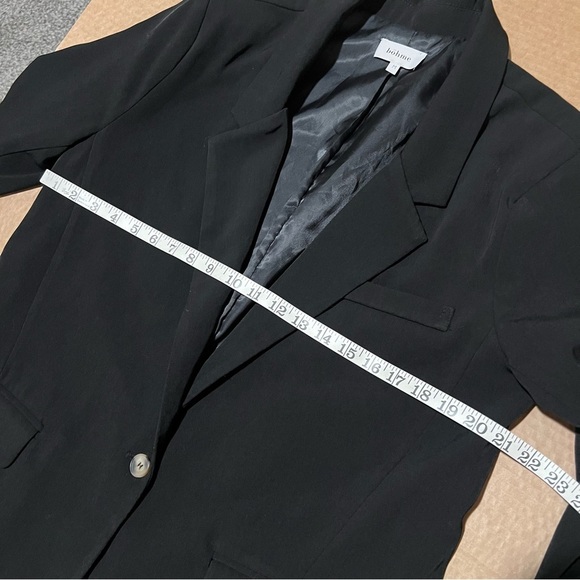 Bohme Crystal oversized blazer Jacket, black size M - Picture 8 of 11
